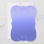 パープルドレス ヴィンテージティーンズパーティー 招待状 (裏面)