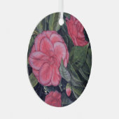 パープルドーンカメリアオーナメント メタルオーナメント (正面右)