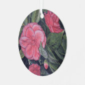 パープルドーンカメリアオーナメント メタルオーナメント (正面左)