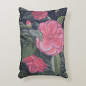 パープルドーンカメリアピロー アクセントクッション (正面(垂直))