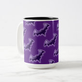 パープルナイトウィングこうもりマグ ツートーンマグカップ (正面左)