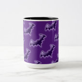 パープルナイトウィングこうもりマグ ツートーンマグカップ (中央)