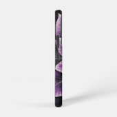 パープルナイトスカイボタニカルアート SAMSUNG GALAXYケース (右側面)