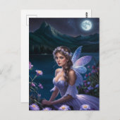パープルナイトフェアリー ポストカード (正面/裏面)