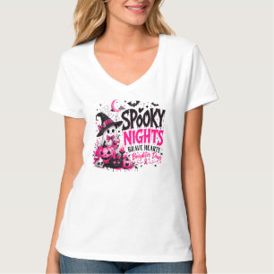 パープルナイト乳がん啓発ピンクリボン Tシャツ