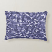 パープルネイビーカモフラージュ アクセントクッション (裏面)
