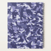 パープルネイビーカモフラージュ プランナー手帳 (裏面)