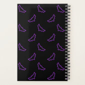 パープルネオンこうもり プランナー手帳 (裏面)