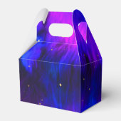 パープルネオングローガールズボーリング誕生日パーティー フェイバーボックス (裏面サイド)