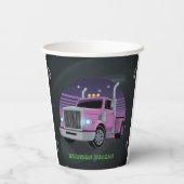 パープルネオントラック5th誕生日パーティー 紙コップ (裏面)