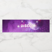 パープルネオンピンクラストディスコバチェロレッテ ペットボトルラベル (シングルラベル)