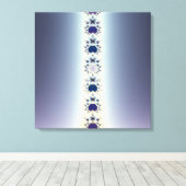 パープルネックレス キャンバスプリント (インサイチュ (ウッドフロア))