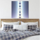 パープルネックレス キャンバスプリント (インサイチュ (寝室))