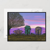 パープルネバダデザート ポストカード (正面/裏面)