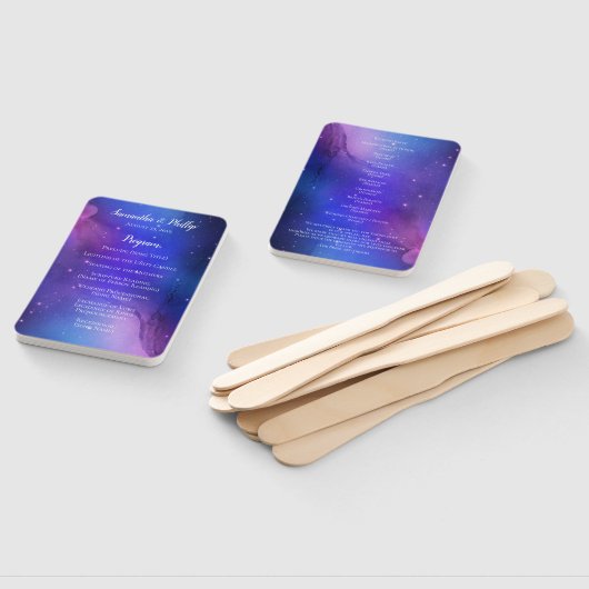 パープルネブラシアルアートアウター結婚スペースのPr ハンドファン (組立なし)