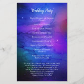 パープルネブラシアルアートアウター結婚スペース (裏面)