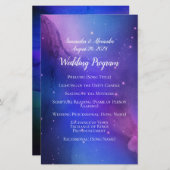 パープルネブラシアルアートアウター結婚スペース (正面/裏面)