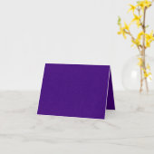パープルノイズ折り畳みカスタム式グリーティングカード カード (黄色い花)