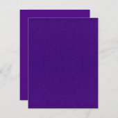 パープルノイズ カスタム インビテーション カード (正面/裏面)