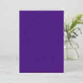 パープルノイズ フラット アナウンスメント カード - カスタマイズ可能 (スタンド正面)
