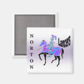パープルノートンランサーマグネット マグネット (正面/裏面)