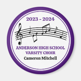 パープルハイスクールコーラスカスタム記念 マグネット