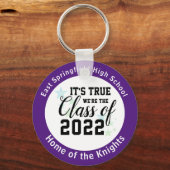 パープルハイスクール上級者向けギフトアイディア キーホルダー (正面)