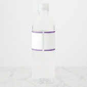 パープルハイスクール合唱団カスタムパーティー ペットボトルラベル (裏面)