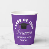 パープルハイスクール懇親会パーソナライズされたパーティー 紙コップ (正面)