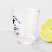 パープルハイスクール懇親会パーティーカスタム卒業生 ショットグラス (右)