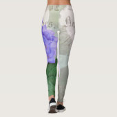 パープルハイドレアンガカードレギンス レギンス (裏面)