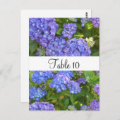 パープルハイドレンジア 特別な行事 テーブルカード (正面/裏面)