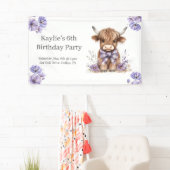 パープルハイランドカウバースデーパーティー 横断幕 (インサイチュ)