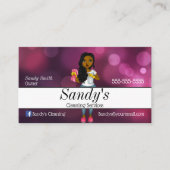 パープルハウスキーピング 名刺 (正面)