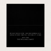 パープルハウスロゴ、住所カードの変更 名刺 (内部フラット)