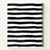 パープルハットハロウィンのかわいい魔女 ノートブック (裏面)