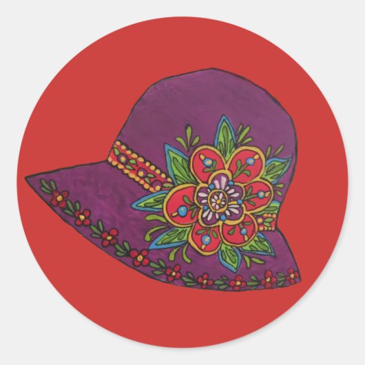 パープルハット ラウンドシール (正面)