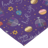 パープルハヌカー テーブルクロス (アングル)