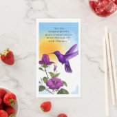 パープルハミングバードペーパーナプキン (インサイチュ)