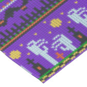 パープルハロウィーンの装飾、ハローウィンパーティ装飾 テーブルクロス (アングル)