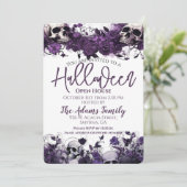 パープルハロウィーンオープンハウスパーティー 招待状 (スタンド正面)