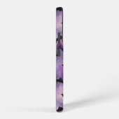 パープルハロウィーンスカイとこうもり-不気味かわいい SAMSUNG GALAXYケース (右側面)