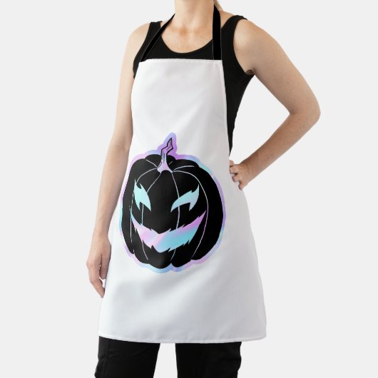 パープルハロウィーンパンプキンハロウィンコスチューム エプロン (インサイチュ)