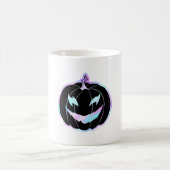 パープルハロウィーンパンプキンハロウィンコスチューム コーヒーマグカップ (中央)