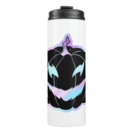 パープルハロウィーンパンプキンハロウィンコスチューム タンブラー (正面)