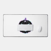 パープルハロウィーンパンプキンハロウィンコスチューム デスクマット (キーボード&マウス)