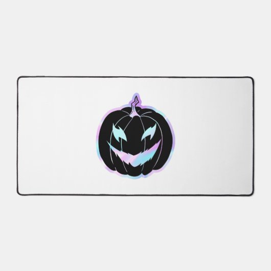 パープルハロウィーンパンプキンハロウィンコスチューム デスクマット (正面)