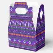 パープルハロウィーン用品編み物パターン フェイバーボックス (オープン)