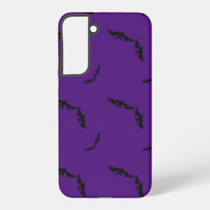 パープルハロウィーン/こうもり SAMSUNG GALAXY S22+ケース