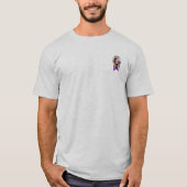 "パープルハートの引用" Tシャツ (正面)